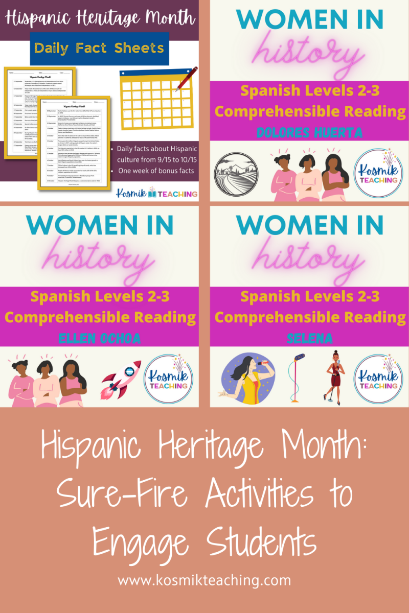 Looking for Hispanic Heritage Month facts and readings? Check out this bundle!
